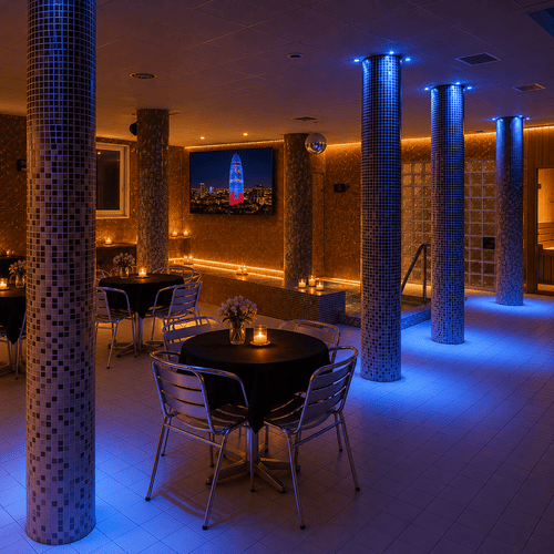 Sala iluminación led