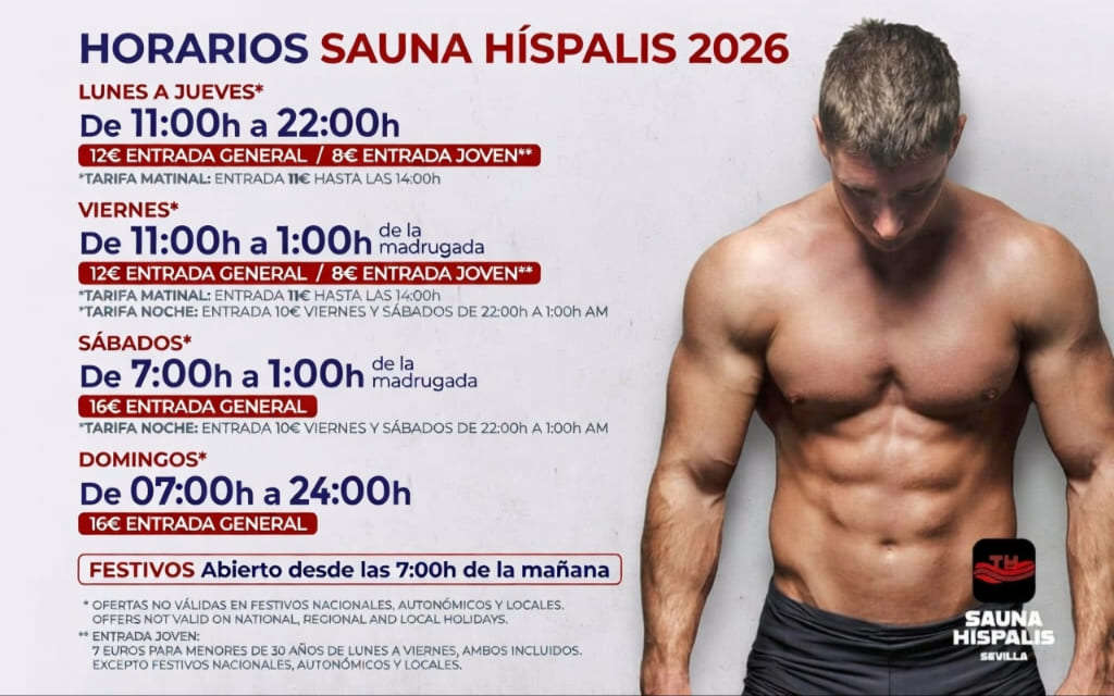 Horario-Híspalis-2026 Horario Sauna Híspalis