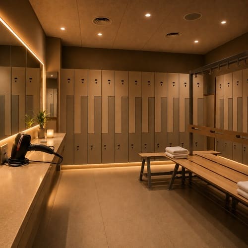Vestuario Sauna Thermas